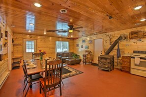 House (2 Bedrooms) | Interior - 400-acre Outdoor Enthusiast's Lodge in Mancelona! (Mancelona)