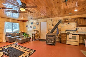 House (2 Bedrooms) | Interior - 400-acre Outdoor Enthusiast's Lodge in Mancelona! (Mancelona)