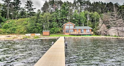 Lakefront Motley Home w/ Private Dock & Fire Pit!