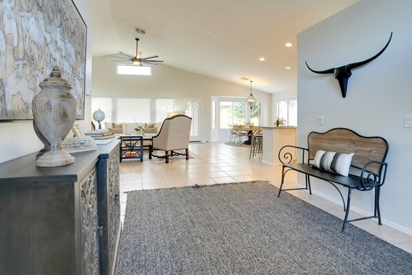 House (3 Bedrooms) | Interior - Pool, Fenced Yard: El Mirage 'sunshine House' (El Mirage)