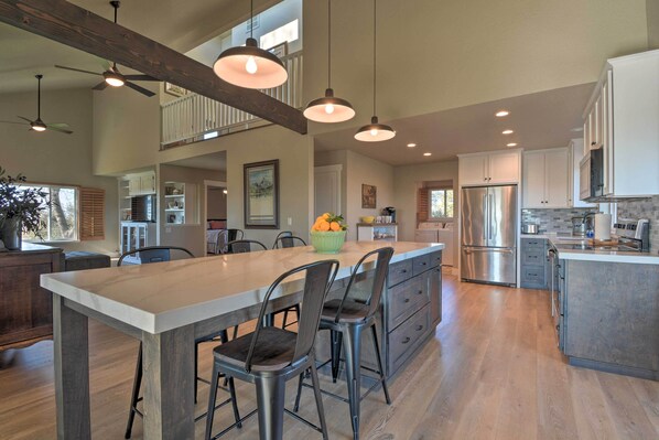 House (4 Bedrooms) | Interior - Picturesque Farmhouse on Working Almond Ranch (Oakdale)