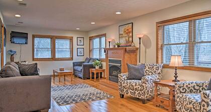 Riverfront Elkins Home w/ Fireplace & Deck!