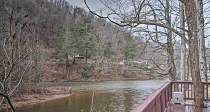 Riverfront Elkins Home w/ Fireplace & Deck!