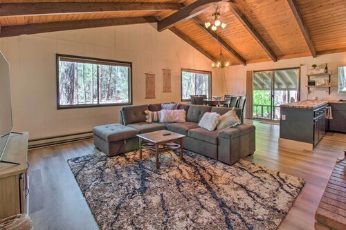 Near Hiking & Golfing: Pinetop Cabin w/ Deck