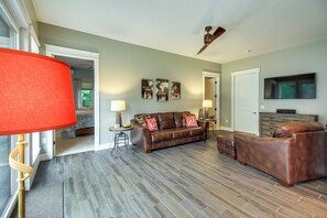 House (2 Bedrooms) | Interior - Lakefront Home w/ Private Dock ~ 15 Mi to Walker (Walker)