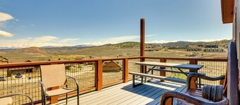 1 Mi to Granby Ranch: Mtn Home w/ Deck
