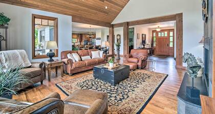 Luxe Coos Bay Escape w/ Patio + River Views!
