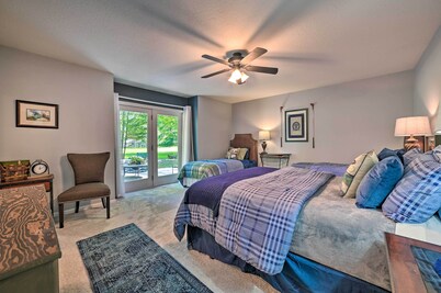 Michigan Golf Course Retreat w/ Gameroom & Hot tub