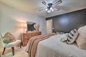 6 Schlafzimmer, Bügeleisen/Bügelbrett, Bettwäsche