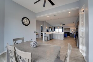 House (3 Bedrooms) | Interior - Pool & Patio: Newly Constructed Lake Havasu Home! (Lake Havasu City)