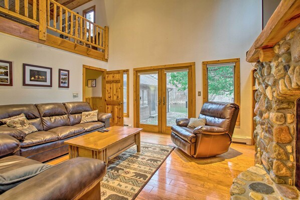 House (3 Bedrooms) | Interior - Riverfront Manton Cabin w/ Pool Table & Fire Pit! (Kingsley)