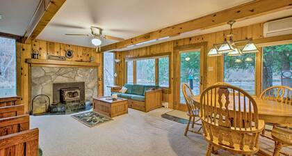 Riverfront Manton Cabin w/ Pool Table & Fire Pit!