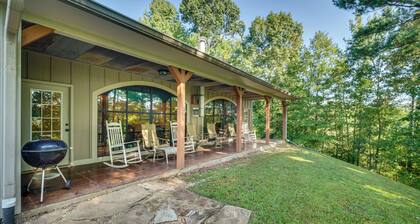 'river Bend Lodge' Heflin Home in the Woods!