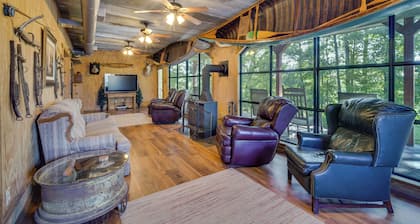 'river Bend Lodge' Heflin Home in the Woods!