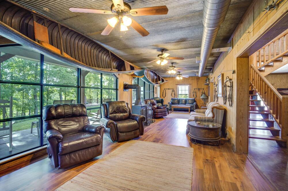 'river Bend Lodge' Heflin Home in the Woods! - Heflin, AL