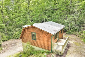 House (1 Bedroom) | Interior - Fire Pit & Forest Views: Secluded Murphy Cabin! (Murphy)