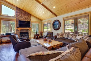 House (4 Bedrooms) | Interior - Elegant Big Bear Cabin Half Mi to Big Bear Lake! (Big Bear Lake)