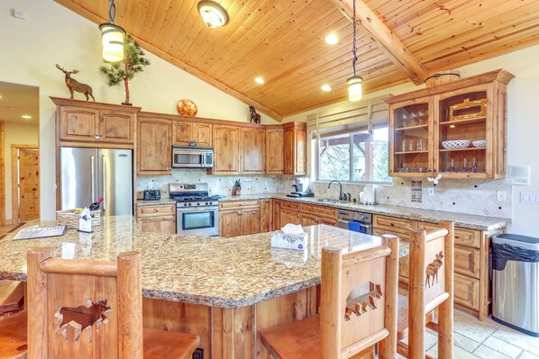 House (4 Bedrooms) | Interior - Elegant Big Bear Cabin Half Mi to Big Bear Lake! (Big Bear Lake)