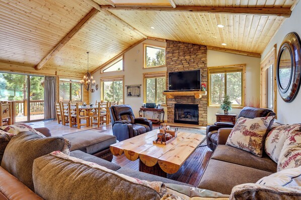 House (4 Bedrooms) | Interior - Elegant Big Bear Cabin Half Mi to Big Bear Lake! (Big Bear Lake)