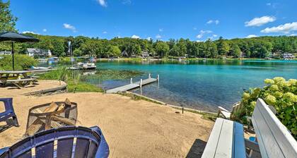 Lakefront Newaygo Home - Private Dock, Kayaks