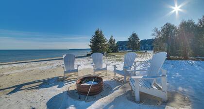 St. Ignace Cottage w/ Deck & Beach on Lake Huron!