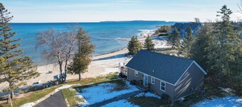 St. Ignace Cottage w/ Deck & Beach on Lake Huron!