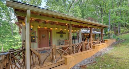 Fire Pit + Yard Games: Cosby Cabin Hideaway!