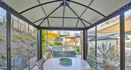 Luxe El Cajon Oasis w/ Pool, Fire Pit & Pavilion