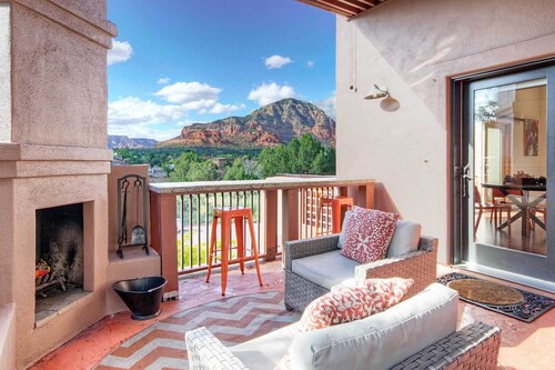 Furnished Patio & Views: West Sedona House!