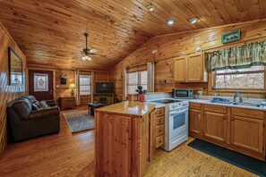 Interior - Bryson City Cabin w/ Hot Tub, Views & Pool Table! (Bryson City)