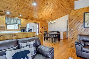 House (3 Bedrooms) | Interior - Bryson City Cabin w/ Hot Tub, Views & Pool Table! (Bryson City)