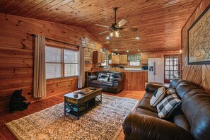 House (3 Bedrooms) | Interior - Bryson City Cabin w/ Hot Tub, Views & Pool Table! (Bryson City)