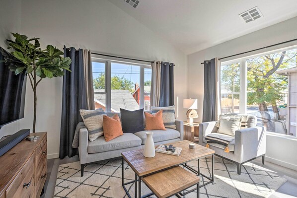 House (2 Bedrooms) | Front of property - Modern Midtown Haven w/ Garage: Mt Rose Day Trips! (Reno)