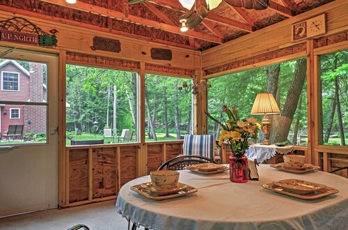 Secluded Birnamwood Cottage w/ Deck & River Views!