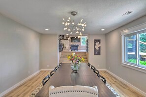 Cottage (4 Bedrooms) | Interior - Upscale Cottage With Furnished Lake-view Deck! (Rogers)