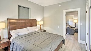 1 bedroom, iron/ironing board, bed sheets - Restored Enid Apt: Central to Historic Dtwn! (Enid)
