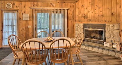 Lakeview Forest Cabin w/ Deck < 1/2 Mile to Beach!