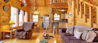 Secluded Smoky Mountain Cabin w/ Wraparound Deck!