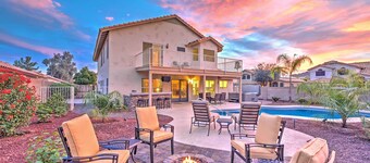 Hot Tub & Pool: Stunning Goodyear Home Near Lakes