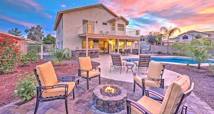 Hot Tub & Pool: Stunning Goodyear Home Near Lakes