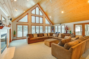 House (Multiple Bedrooms) | Interior - Lakefront Retreat on 18 Acres w/ Hot Tub! (Gladwin)