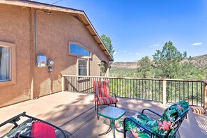 House (2 Bedrooms) | Interior - Wraparound Balcony & Mtn Views: Home in Sedona (Sedona)