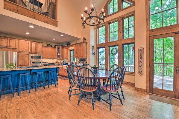 House (5 Bedrooms) | Interior - Luxe Lodge Near Smoky Mountains: Views & Hot Tub! (Waynesville)