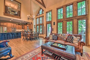 Interior - Luxe Lodge Near Smoky Mountains: Views & Hot Tub! (Waynesville)