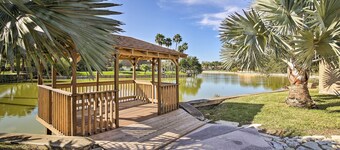 Pool & Game Room: Waterfront Harlingen Home