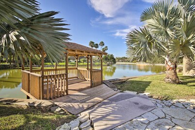 Pool & Game Room: Waterfront Harlingen Home