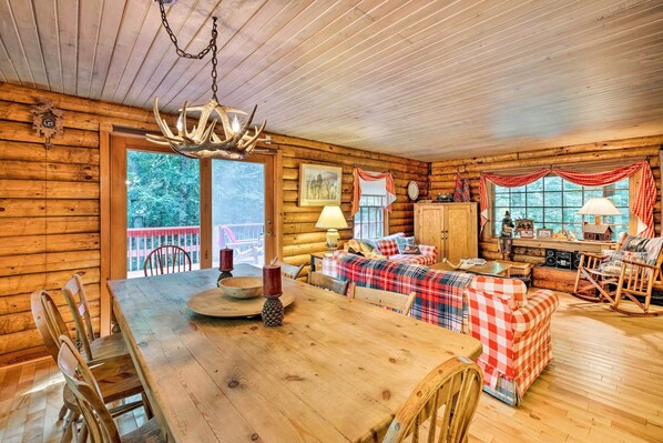 House (3 Bedrooms) | Interior - Private Wooded Cabin, 8 Mi to Sundance Ski & Town! (Wilmington)
