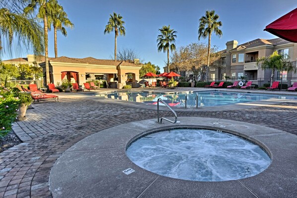 Apartment (1 Bedroom) | Pool - Patio & Resort Perks: Gated Gilbert Condo (Mesa)