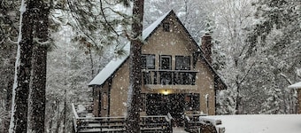 Balcony & Forest Views: Cabin in Pioneer!