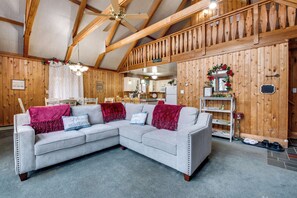 House (2 Bedrooms) | Interior - Fire Pit + Community Perks: Gouldsboro Cabin! (Gouldsboro)